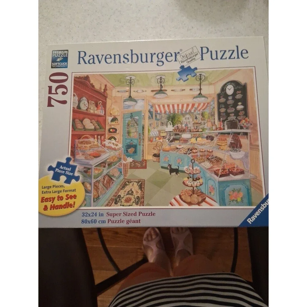Ravensburger Puzzle;  Large Format Corner Bakery;  750 pcs  New